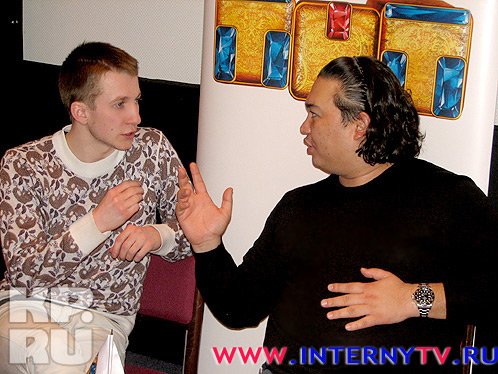 На съемочной площадке Вячеслав и Дмитрий нашли общий язык, иногда эмоциональный.